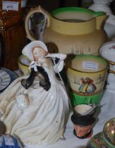 A group of Royal Doulton ceramics to include a Dutch nautical themed jug pattern no. D4878, two