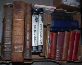 A box of assorted books, mainly Scottish interest, to include volumes one and two 'History of