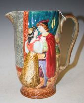 A Beswick 'Romeo & Juliet Farewell' ceramic jug No. 1214, 20.5cm high.