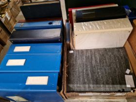 Two boxes of stamps and first day covers of various nationalities, to include first day covers