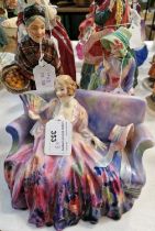 Three Royal Doulton figures to include 'Sweet & Twenty HN1549', ',Miss Demure HN1402' and 'The