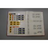 Stamps - GB duplicate 1964-69 commemoratives duplicates in stock book
