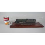 Model Hornby locomotive in case - King George II