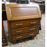 Oak bureau