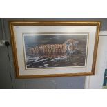 Signed L/E Alan Hunt Print with certificate - Wading For Lunch