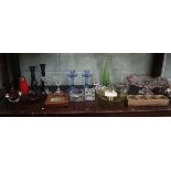 Collection of assorted glass