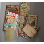 Collection of ephemera