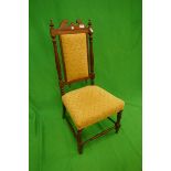 Upholstered antique chair