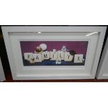 Doug Hyde Artist's Proof print - Family 23 of 40 with COA verso - Approx image size: 76cm x 30cm