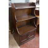 Ercol waterfall drop bookcase cabinet