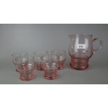 Antique lemonade set