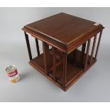 Table top revolving bookcase