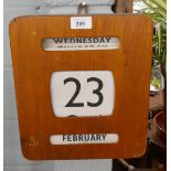 Wall hanging calender