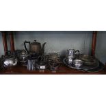 Collection of silver plate