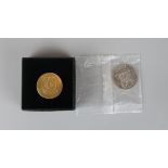 Rare yellow metal Olympic medal / coin 1972 Munich games - 1st Badminton (see Spurlock)