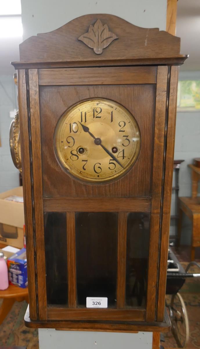 1930s Art Deco wall clock working well