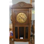 1930s Art Deco wall clock working well