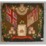 The Wiltshire Regiment war work - Approx size: 64cm x 59cm