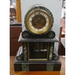 Victorian marble mantle clock