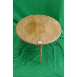 Small blonde elm Ercol drop leaf table