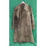 WWII rubberised motorcycle jacket dated 1945