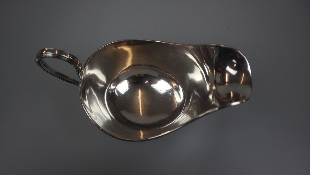 Hallmarked silver sauce boat, Sheffield - Approx weight 147g - Bild 5 aus 7