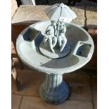 Garden water feature - Boy & Girl - Approx height: 85cm