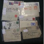 Stamps - Great Britain KE7th-QE2 covers and postcards (17)