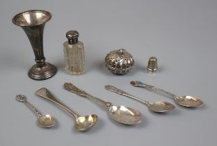 Collection of hallmarked silver