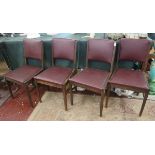4 Gordon Russell chairs