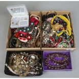 Large quantity of costume jewellery