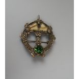 Unusual stone set brooch