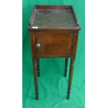 Mahogany pot cupboard