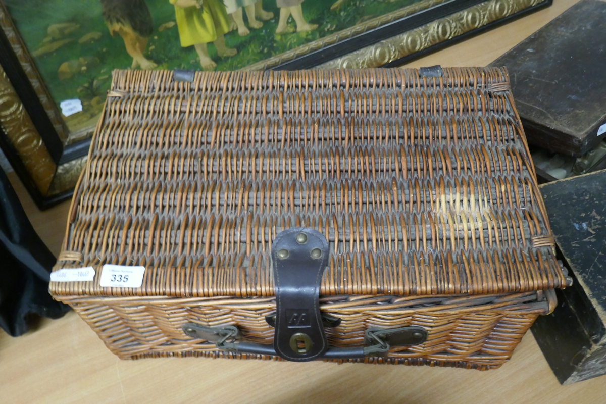 Fitted picnic hamper by A.A. - Image 2 of 3