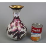 Cloisonne vase - Approx height: 21cm