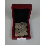 Collection of silver 6 pence coins