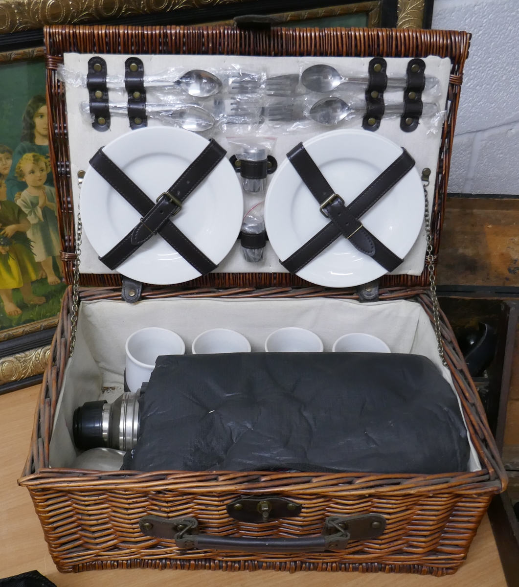 Fitted picnic hamper by A.A.