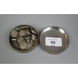 Tin of 3 pence coins