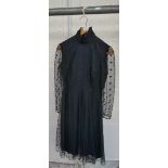 Victorian style mourning dress