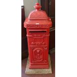 Cast iron postbox - Approx height: 115cm