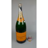 Large champagne bottle - Veuve Clicquot - Approx height: 73cm