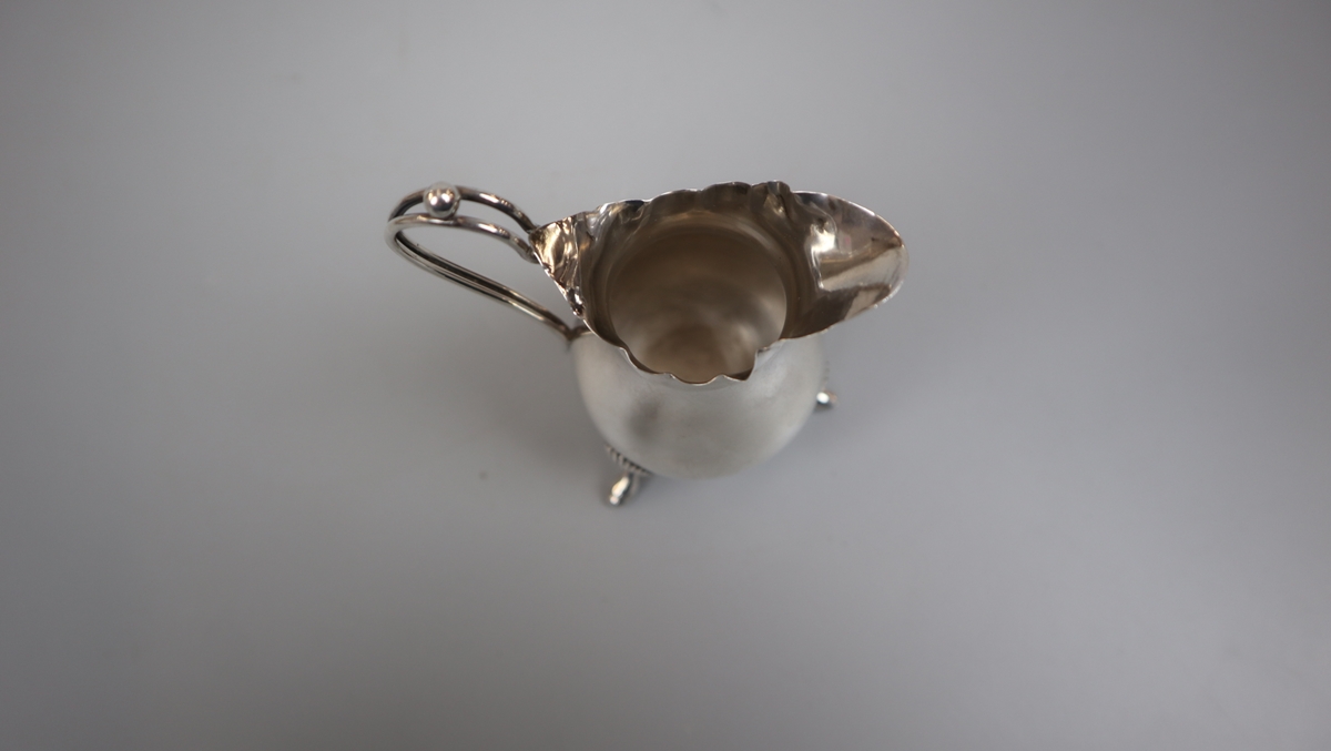 Silver cream jug Birmingham 1902 - Approx weight 69g - Bild 4 aus 6