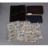 Collection of cigarette cards to include albums