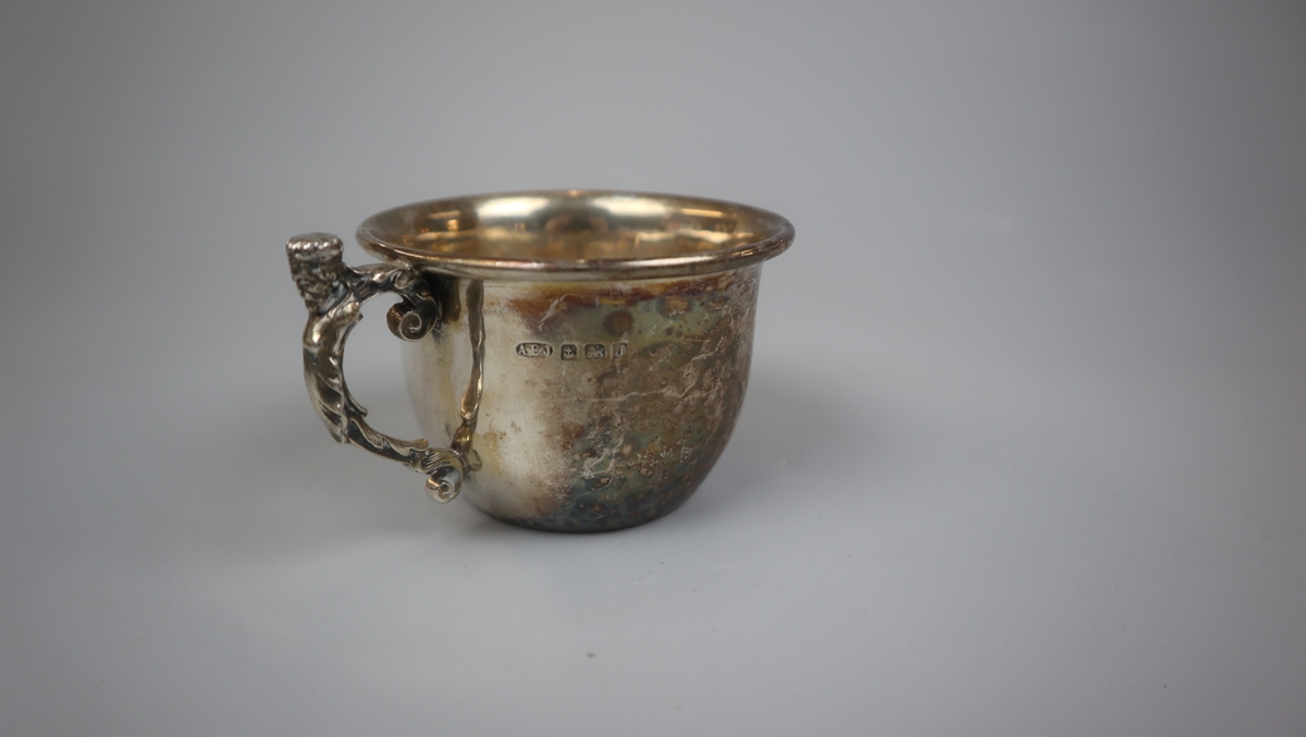 Hallmarked silver teacup - Approx weight: 106g - Bild 2 aus 4