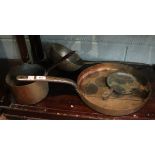 Collection of copper pans
