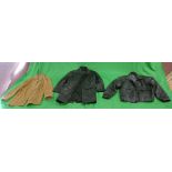 3 gent's leather jackets