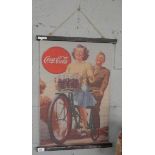 Coca Cola wall hanging advertising canvas