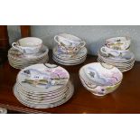 30 piece Japanese egg shell tea set