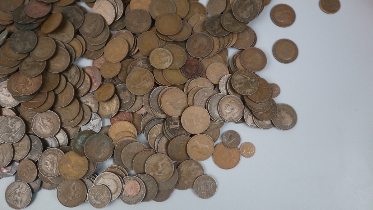 Large collection of pennies - Bild 4 aus 5