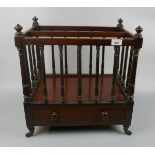 Georgian mahogany canterbury